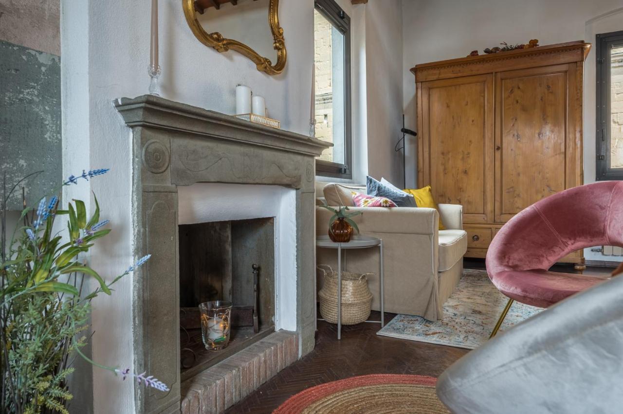 Florence Charming Apartments: Historic Attic in City Center Exterior photo