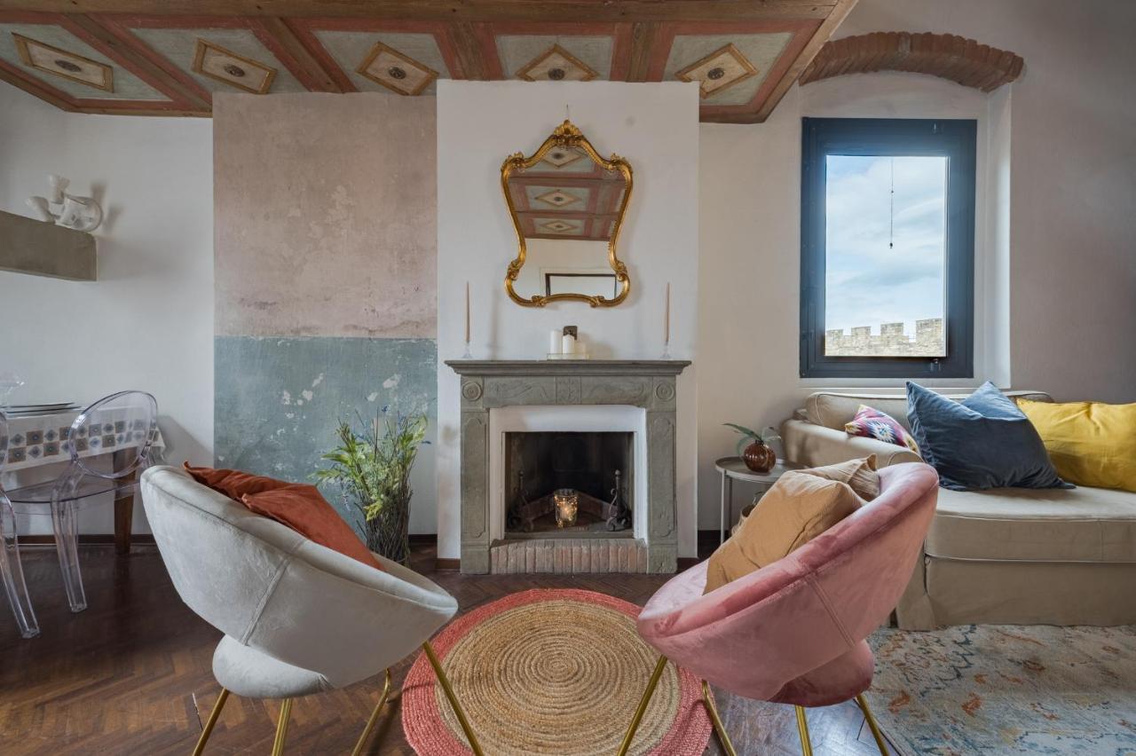 Florence Charming Apartments: Historic Attic in City Center Exterior photo